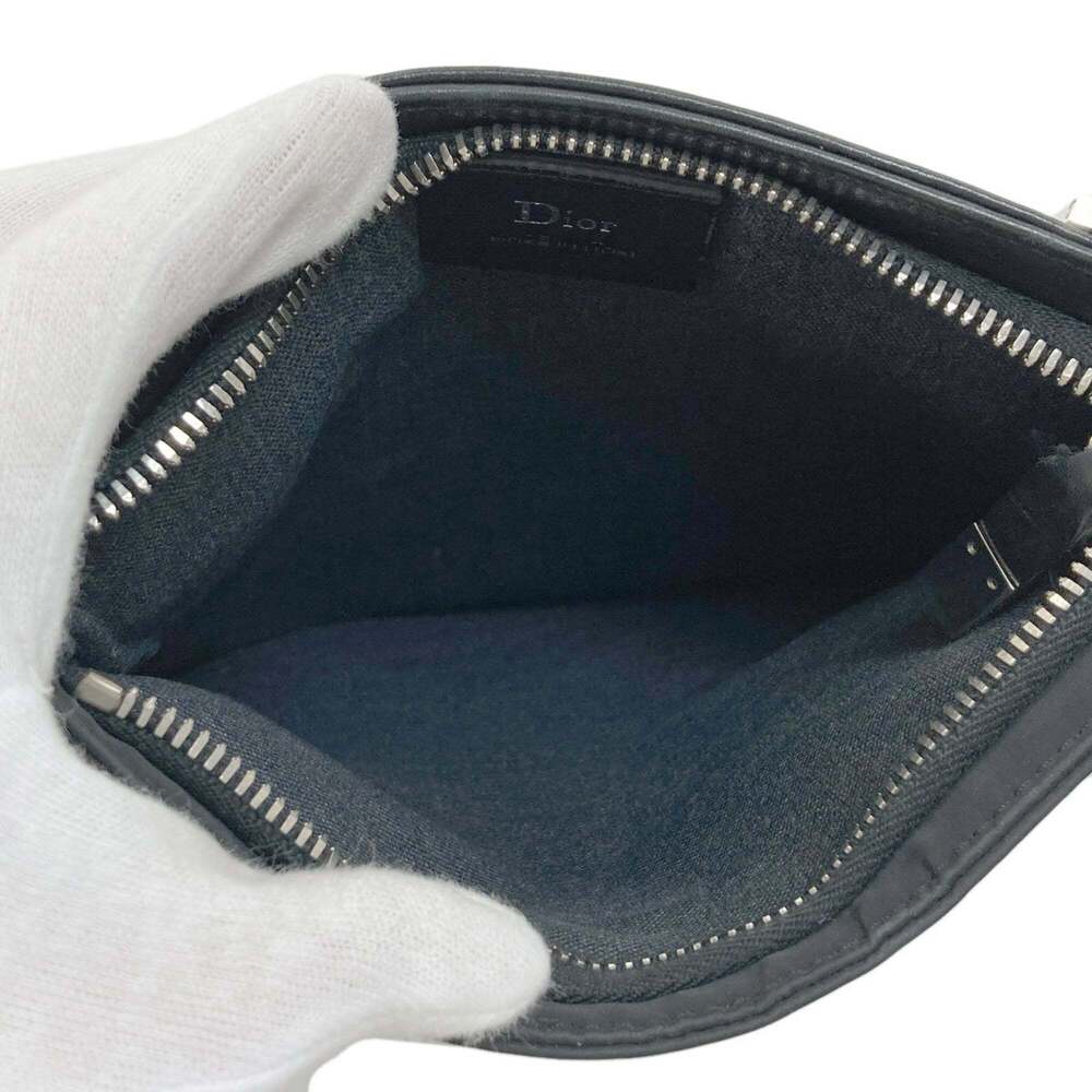 CHRISTIAN DIOR Black Leather Shoulder Bag - Picture 5 of 16